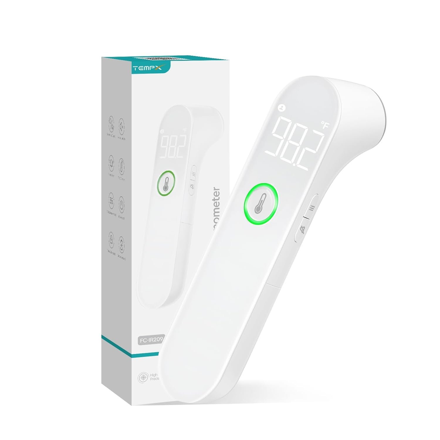 Basal Thermometer for Adults and Kids, Fast & Accurate with Fever Alert, Mute Function, FSA/HSA Eligible – Essential for Babies and Adults, Lifetime Support Included