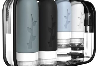 18pack Travel Bottles for Toiletries,TSA Approved Silicone Travel Containers for Toiletries,Leak Proof Refillable Liqus Shampoo And Conditioner travel Essentials toiletry Bottles