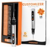 Customizer Engraving Pen (Formerly Culiau): Ultimate Cordless Portable Tool for Artists & DIYers – Engrave 50+ Surfaces – Beginner Friendly – Rechargeable – Free 30 Bits & Mastery Guide